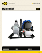Motobomba Kawashima BK5010 50 cc — 1", 11 kg · sec_002