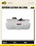 Kawashima ATV-25 — Aspersor Eléctrico 100 Litros. Sin ruido. Sin humo. Sin esfuerzo. · sec_002