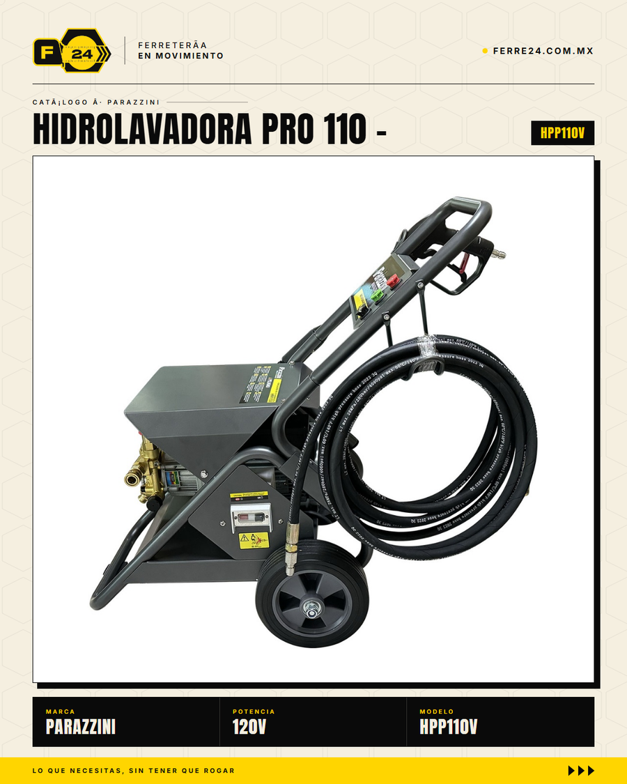 Parazzini HPP110V — panel de control