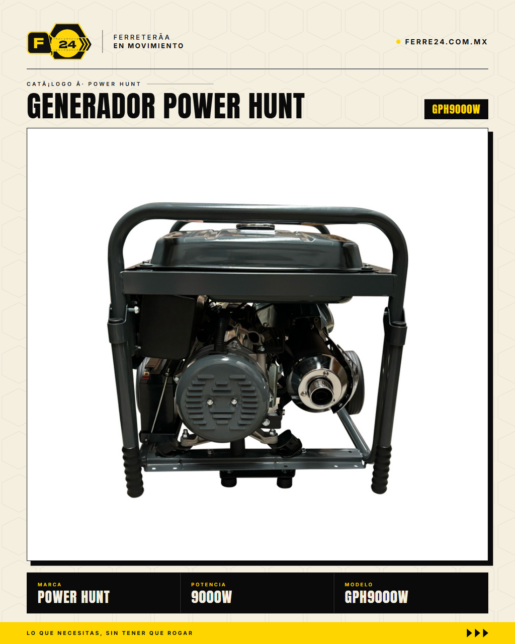 GPH9000W — panel 110V/220V dual