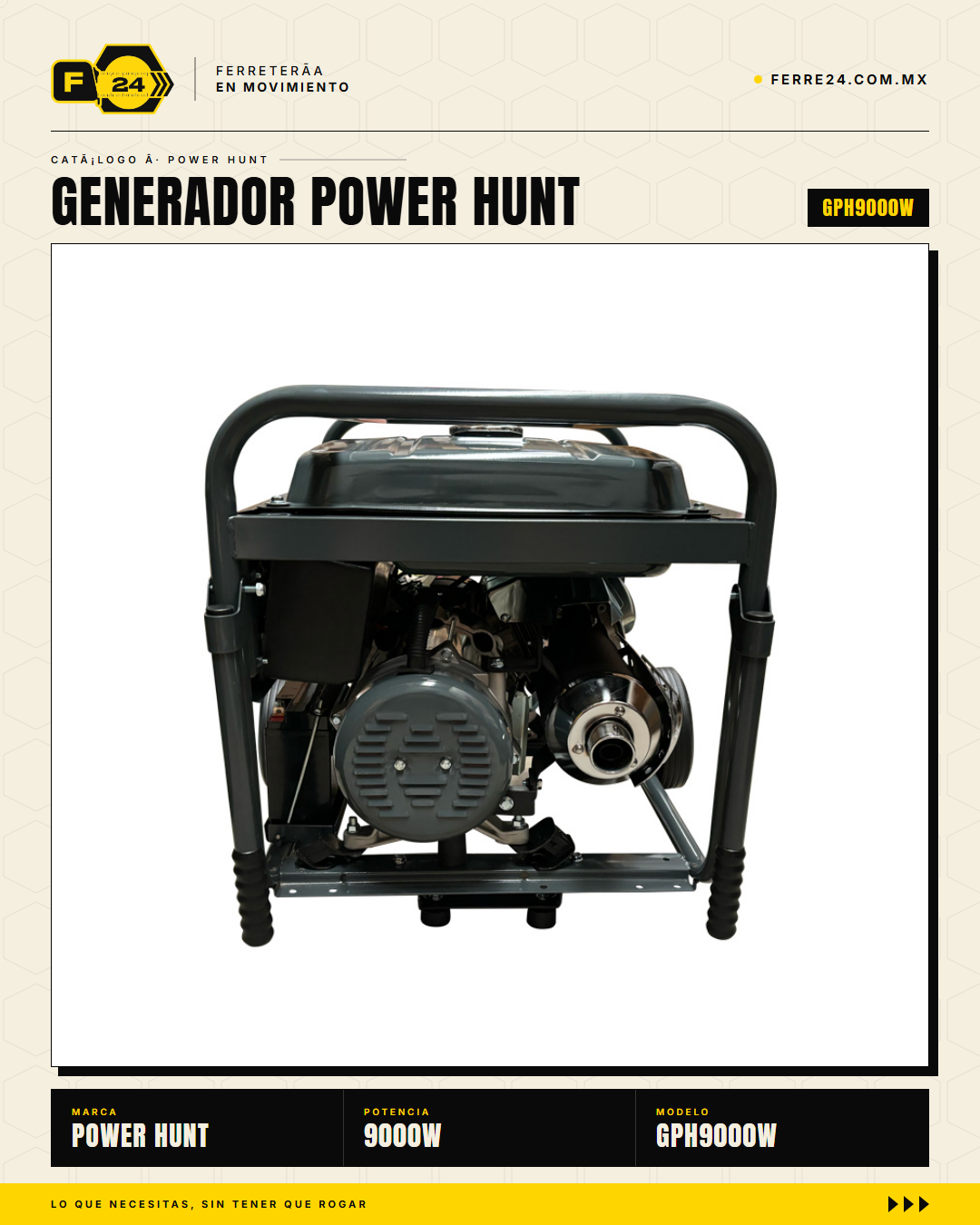 GPH9000W — panel 110V/220V dual