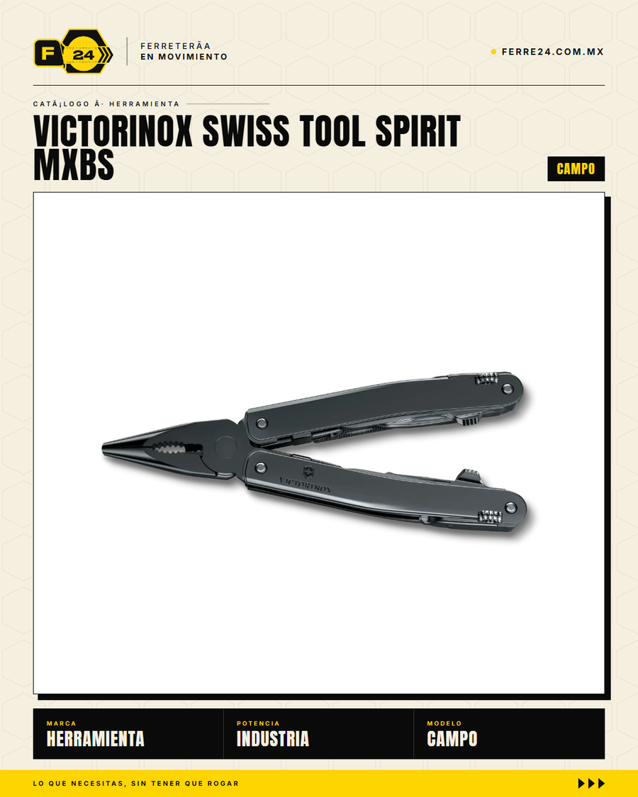 Victorinox Swiss Tool Spirit MXBS — Multitool 24 Funciones con Estuche — vista 002