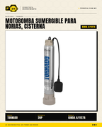 Bomba Sumergible TORNADO KIN58-4 1/2 HP para Norias, Cisternas y Pozos Profundos · sec_002