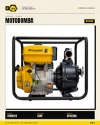 Motobomba Alta Presión 13 HP — 2", 85 m de Altura · sec_002