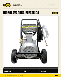 Hidrolavadora Eléctrica Industrial Parazzini Pro 10 HP — 234 bar