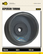 Aspersor Turbina Parazzini 600 L — PTO 50 HP · 32" · 24 Boquillas · sec_002