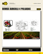 Motobomba Kawashima BK1440 — 4" · 14 HP · 85 m³/h · sec_002