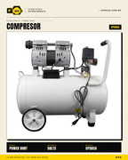 Compresor Power Hunt 50 L — Libre de Aceite, Doble Conexión Rápida · sec_002