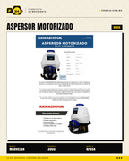 Aspersor Motorizado Kawashima KF35X — Motor 4T 35cc, Tanque 25 L

--- sec_003