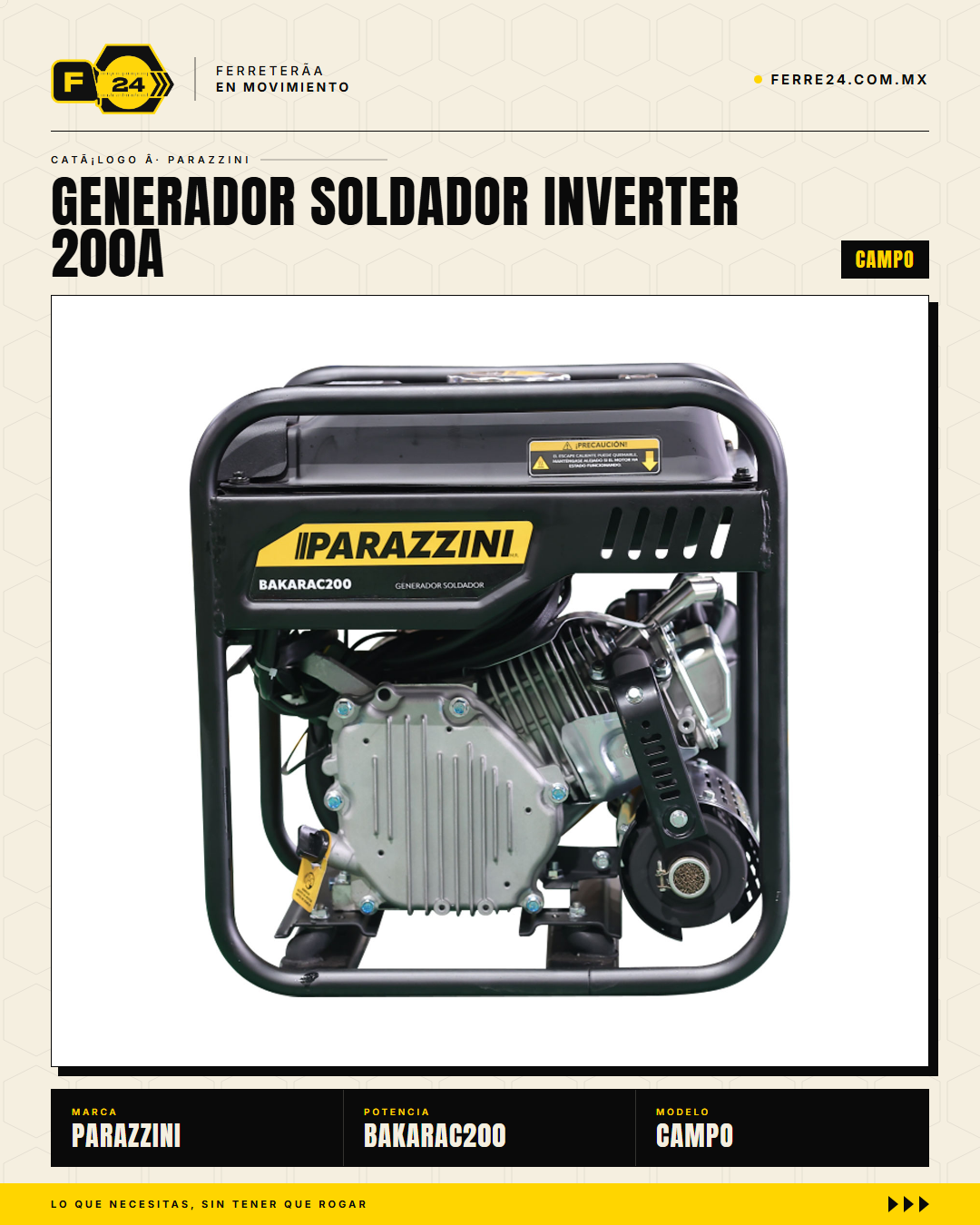 BAKARAC200 — salida auxiliar 1100W 127V