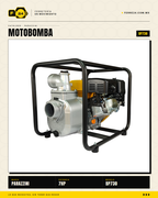 Motobomba Autocebante a Gasolina 7 HP 3" Parazzini BP730 · sec_003
