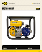 Motobomba Centrífuga 7 HP — 2", 50 m de Altura · sec_003