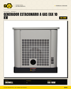 Generador Estacionario a Gas 10 kW — EGX · sec_003