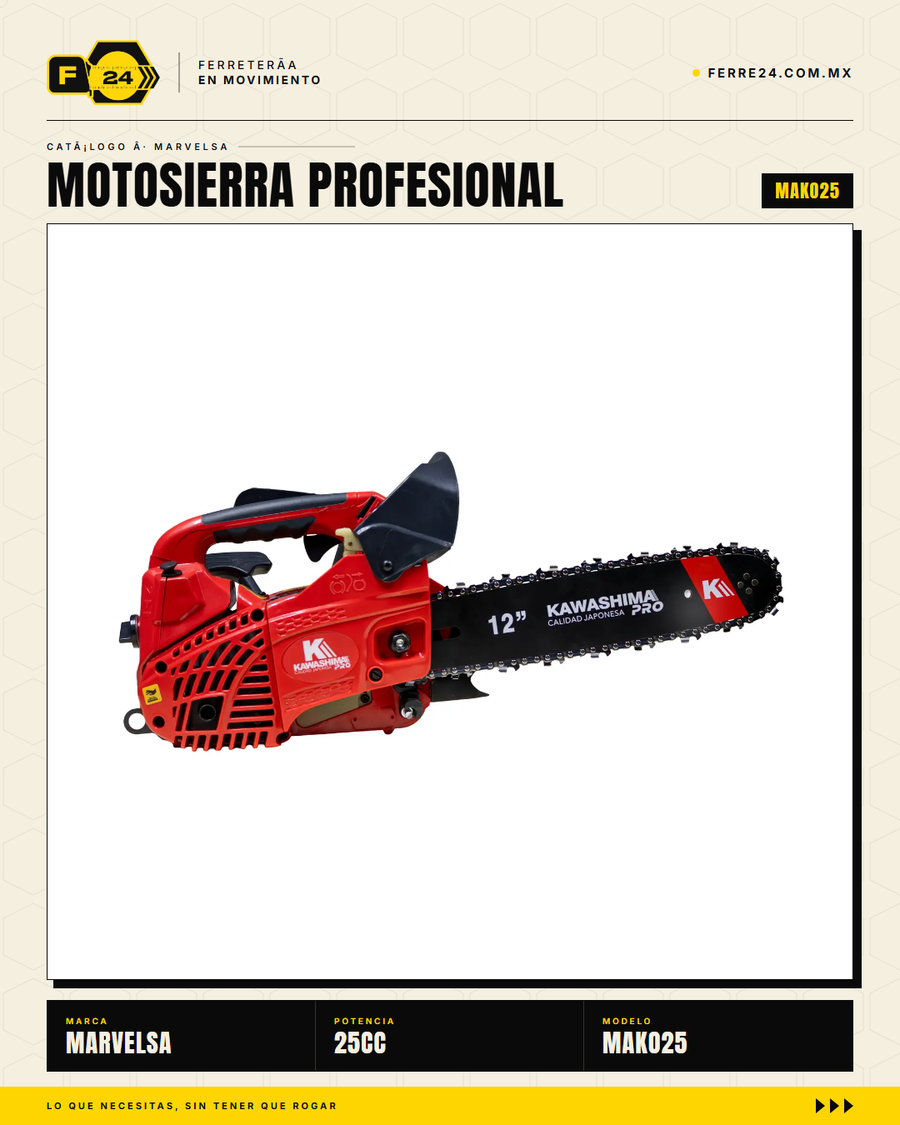 MAKO25 — freno de cadena automático