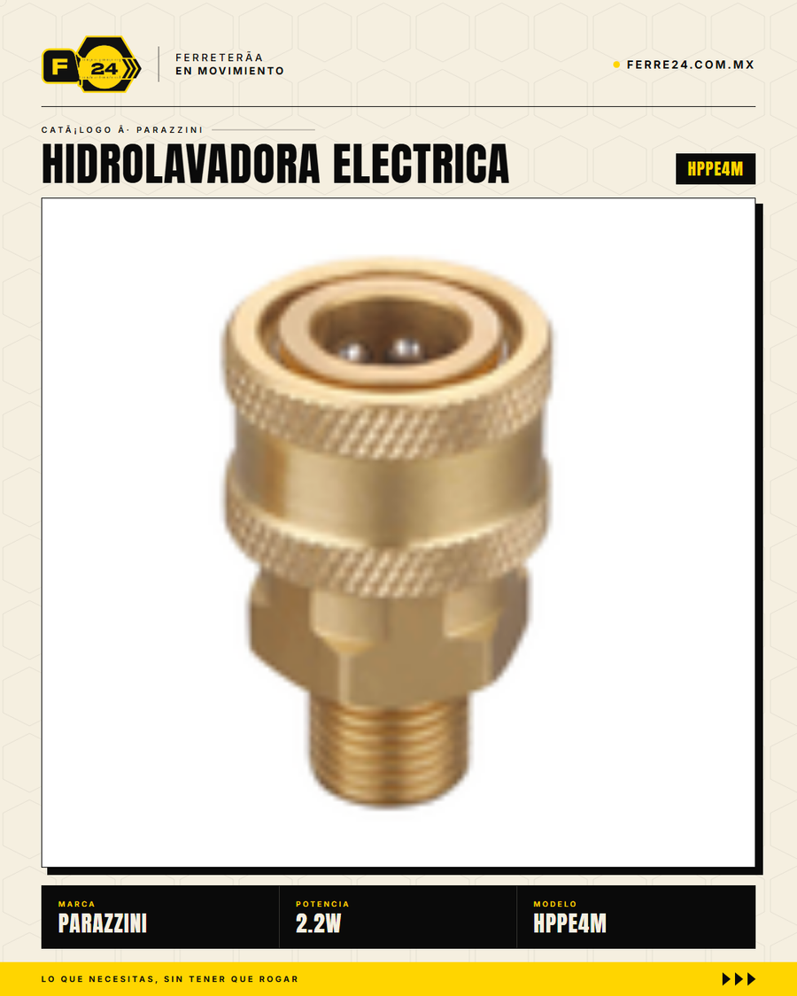 Hidrolavadora Eléctrica Parazzini HPPE4M — 1,740 PSI / 2.5 GPM · sec_003