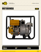 Motobomba para Lodos 9 HP — 3", Autocebante · sec_003