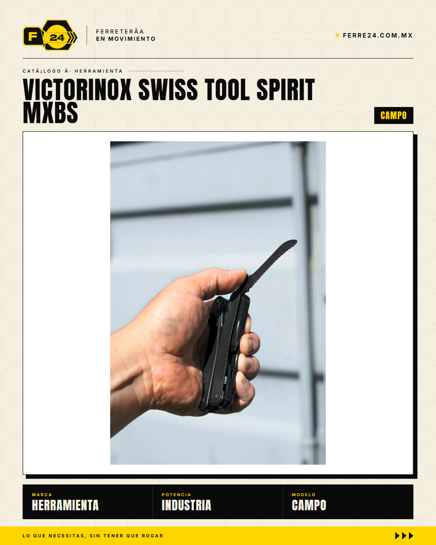 Victorinox Swiss Tool Spirit MXBS — Multitool 24 Funciones con Estuche — vista 003