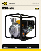 Motobomba Parazzini BP720A — 7 HP 2", 4 Tiempos OHV Gasolina · sec_003