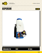 Aspersor de Mochila 26 cc — Motor Honda GX25, Tanque de 25 L · sec_003