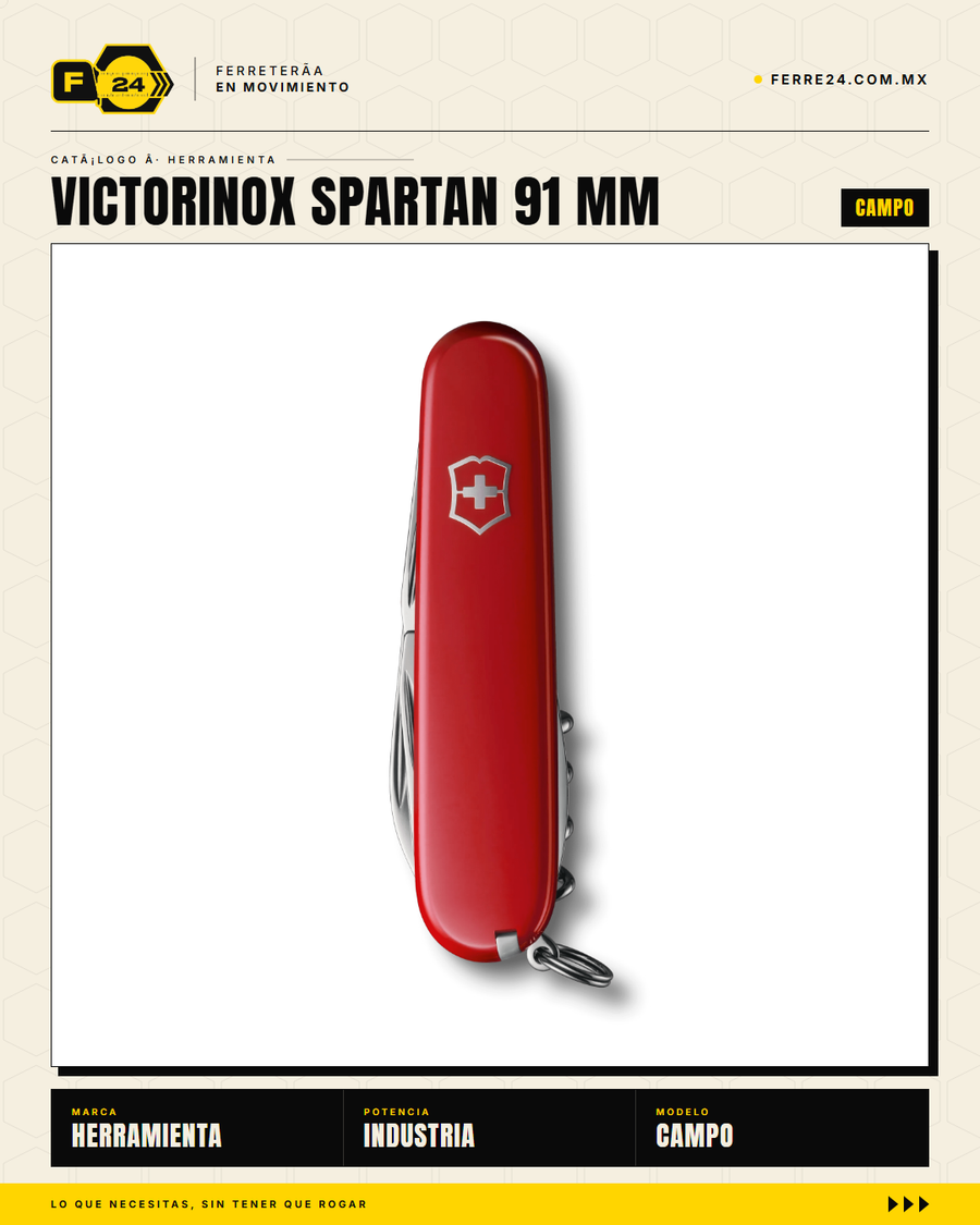 Victorinox Spartan 91mm Rojo — Navaja 16 Funciones — vista alternativa