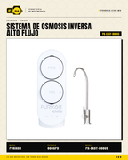 PURIKOR PK-EASY-800US — Ósmosis Inversa 800 GPD Sin Tanque · sec_003