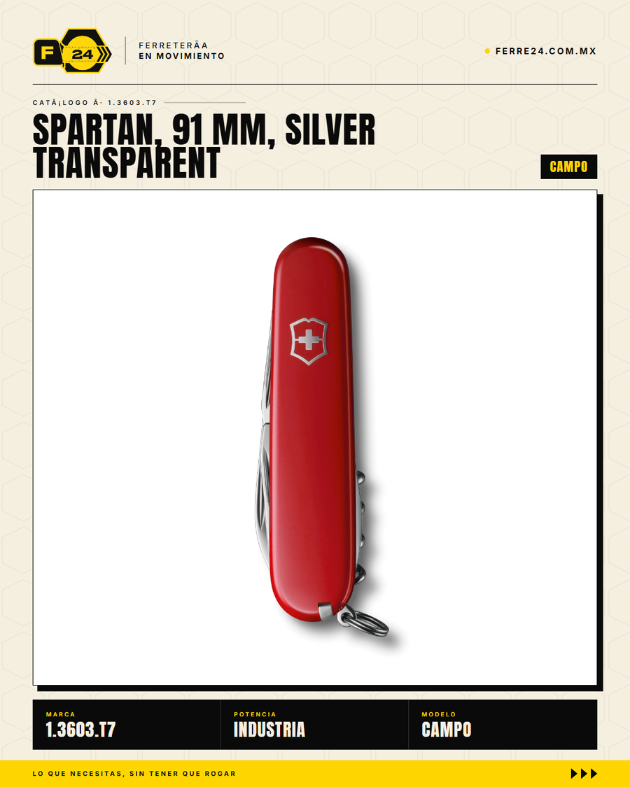 Victorinox Spartan 91mm SilverTech — Navaja 16 Funciones — vista alternativa