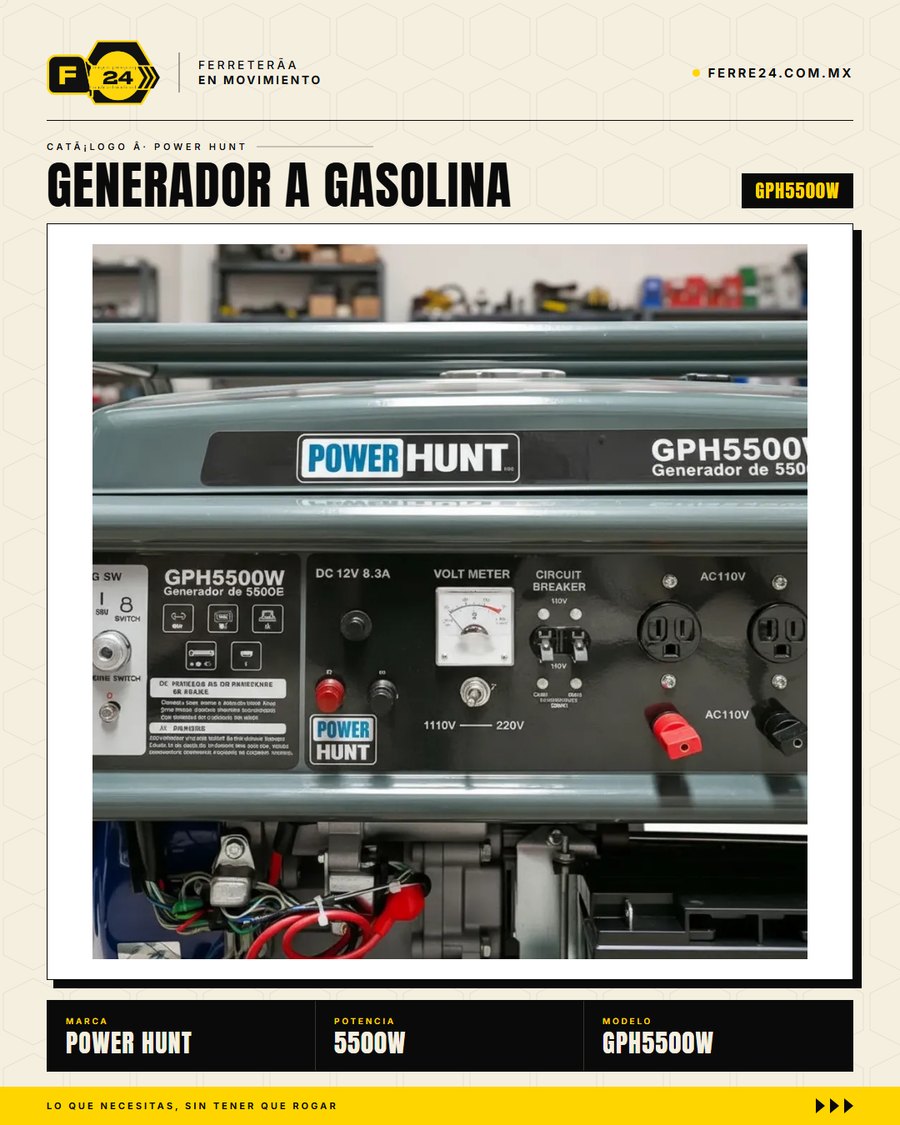GPH5500W — vista lateral completa