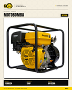Motobomba Alta Presión 13 HP — 2", 85 m de Altura · sec_003