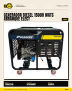 Generador Diesel Trifásico 15,000W / 18.75 kVA Arranque Eléctrico — Parazzini GPD15000T · sec_003