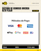 Sistema de Ósmosis Inversa 400 GPD PURIKOR — Compacto sin Tanque · sec_003