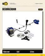 Desbrozadora Power Hunt ELITE52 52 cc — Eje Partido · sec_003