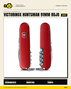 Victorinox Huntsman 91mm Rojo — 15 Funciones con Sierra — vista alternativa