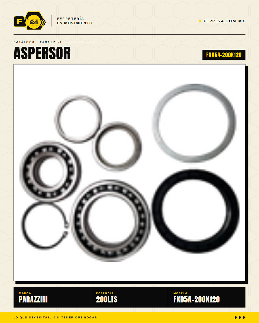 Aspersor Parazzini 200 L Kit Flecha Cardán 120 cm para Tractor 25 HP · sec_003