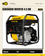 Generador Inverter Parazzini GP4500I — 4.5 KW Onda Pura · sec_004