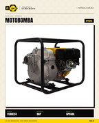 Motobomba para Lodos 9 HP — 3", Autocebante · sec_004