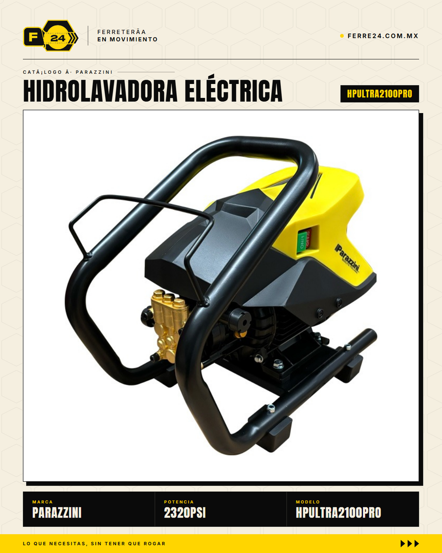HPULTRA2100PRO — panel de control y gatillo