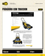 Podadora Autopropulsada 190cc — Corte 21" y Bolsa 65L · sec_004