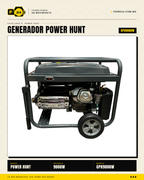 GPH9000W — marco con ruedas y manija