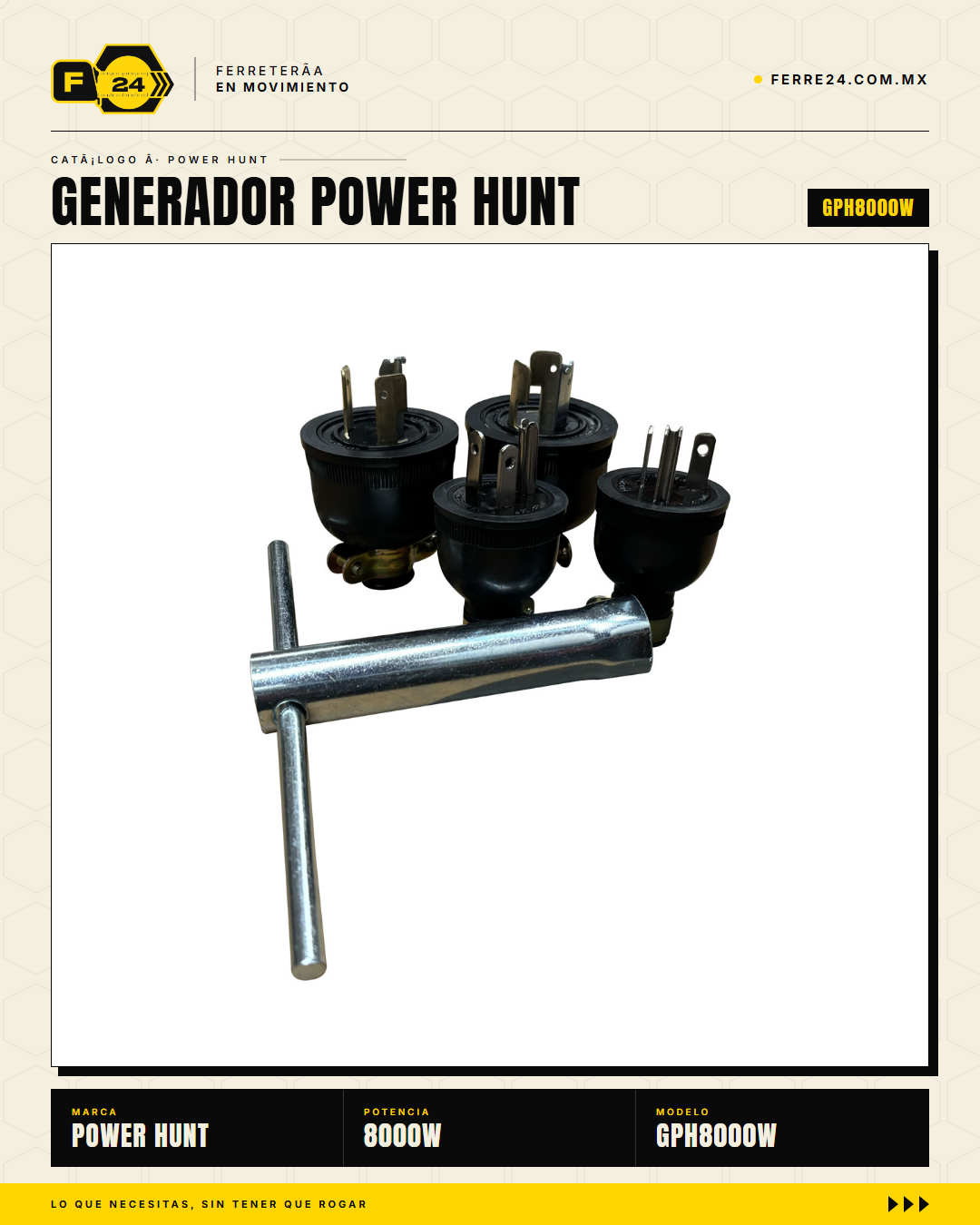 GPH8000W — batería arranque eléctrico