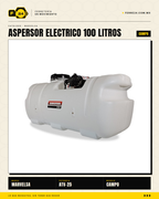 Kawashima ATV-25 — Aspersor Eléctrico 100 Litros. Sin ruido. Sin humo. Sin esfuerzo. · sec_004