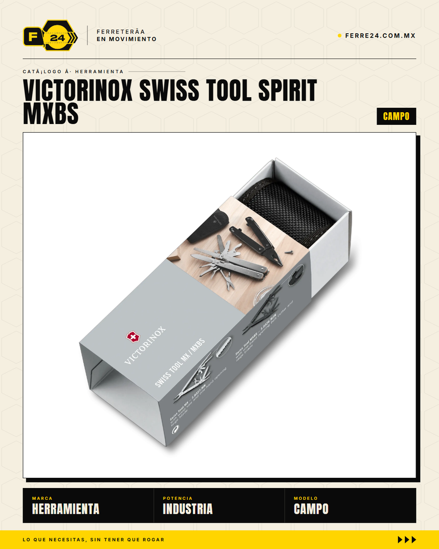 Victorinox Swiss Tool Spirit MXBS — Multitool 24 Funciones con Estuche — vista 004
