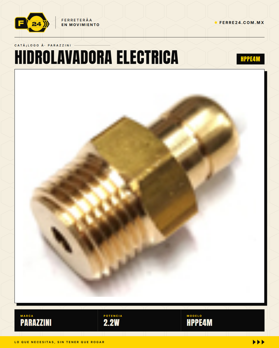 Hidrolavadora Eléctrica Parazzini HPPE4M — 1,740 PSI / 2.5 GPM · sec_004