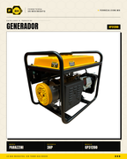 Generador portátil Parazzini GP31200: motor 3HP, 1,200W máx, tanque 6.3 L, 7 h de autonomía. Respaldo confiable para hogar, campo y emergencias desde $4,769 MXN. · sec_004