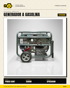 GPH5500W — tanque y arranque manual