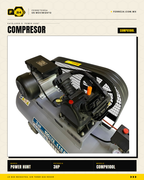 Compresor de Aire 3 HP 100 L Transmisión por Banda — Power Hunt COMPH100L · sec_004