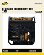 Parazzini BAKARAC300 — Generador Soldador Inverter 250A Gasolina · sec_004