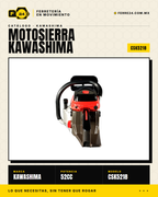 Motosierra Kawashima 52 cc — detalle 4
