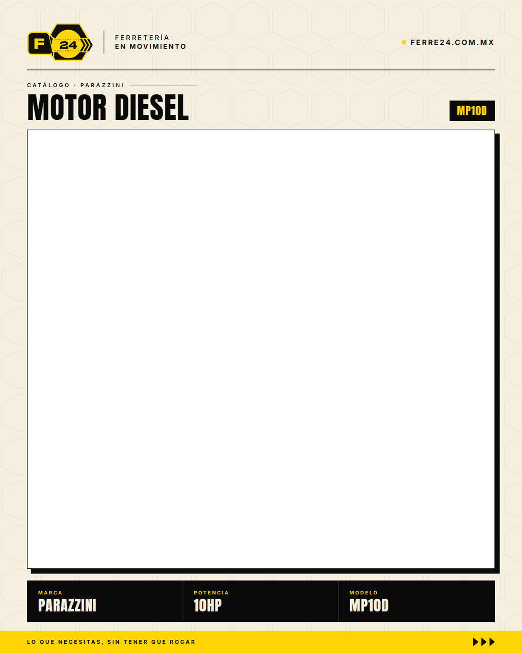 Parazzini MP10D — Motor Diesel 10HP con Arranque Eléctrico · sec_004