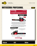 MAKO65 — infográfico especificaciones técnicas