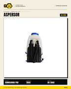 Aspersor de Mochila 26 cc — Motor Honda GX25, Tanque de 25 L · sec_005